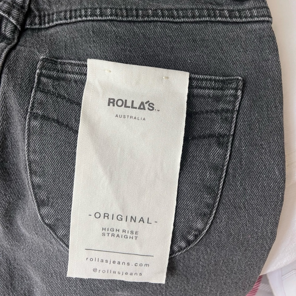 ROLLA High Rise Straight Jeans - Picture 1 of 4